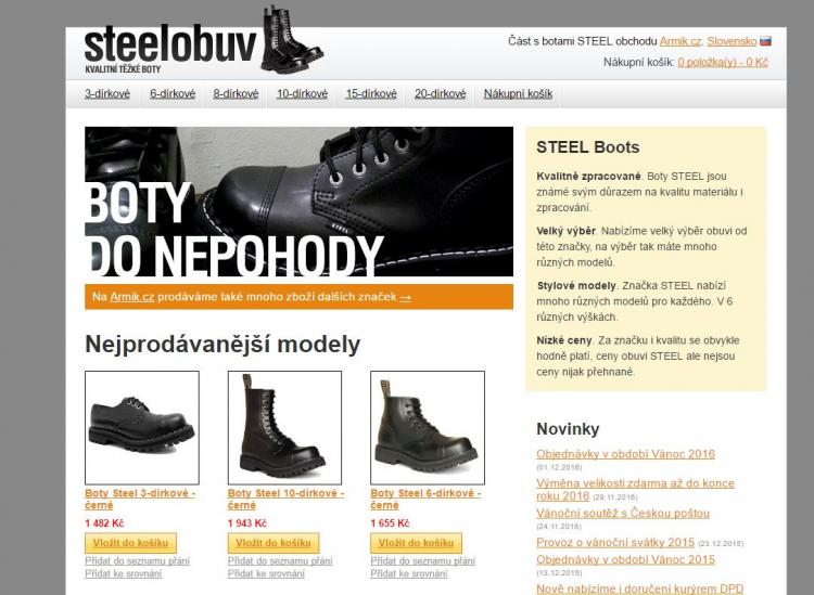 Steelobuv slevové kupóny a slevové kódy