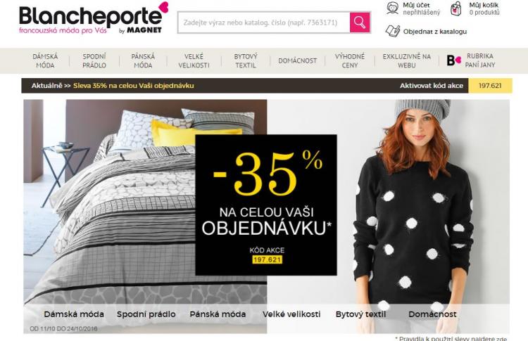 Blancheporte slevové kupóny a slevové kódy