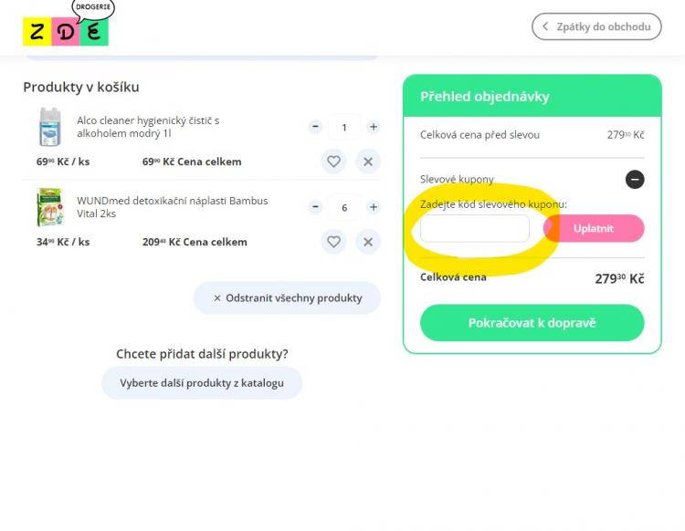 Drogeriezde slevové kupóny a slevové kódy