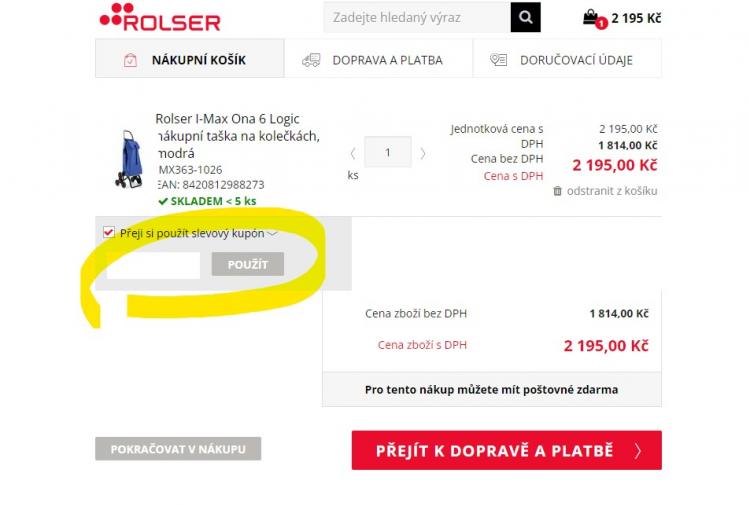 Rolser slevové kupóny a slevové kódy