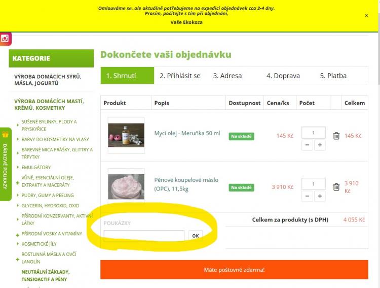 Ekokoza slevové kupóny a slevové kódy