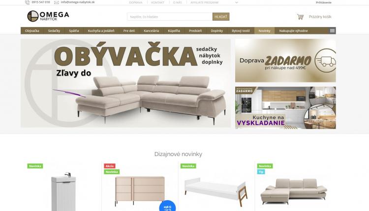 Omega-Nabytok zľavové kódy a zľavové kupóny