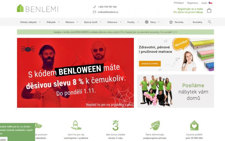 Benlemi slevové kupóny a slevové kódy