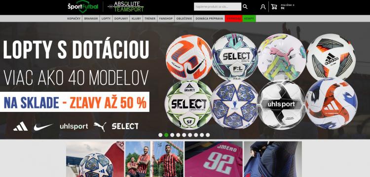 Sportfutbal zľavové kódy a zľavové kupóny