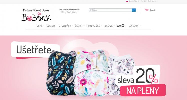Bobanek slevové kupóny a slevové kódy