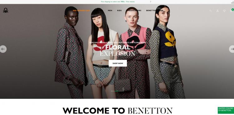 Benetton zľavové kódy a zľavové kupóny